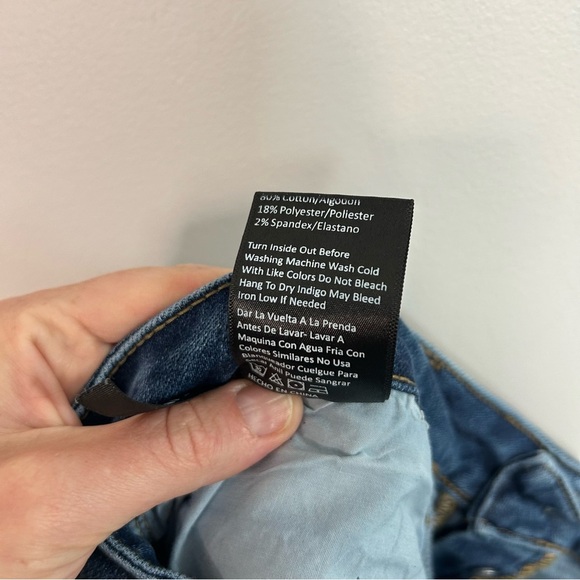 Risen Denim Los Angeles Blue Women's Skinny Cropped Jeans Women’s Size 2XL - Picture 6 of 6